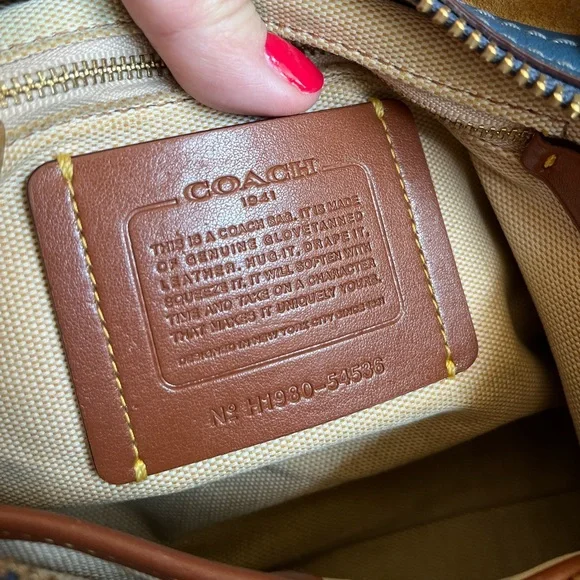 Coach Rogue 25 in blue/navy/denim 🩵💙 - Picture 16 of 17